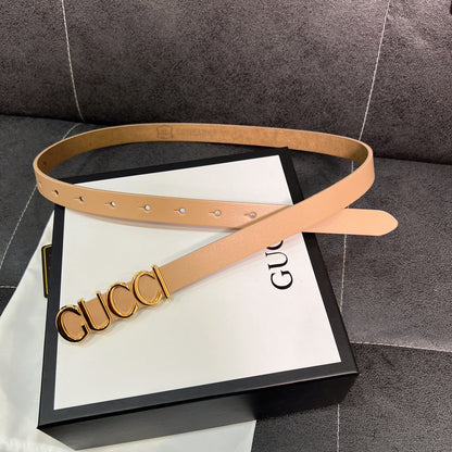 Ceinture étroite à boucle pour femme