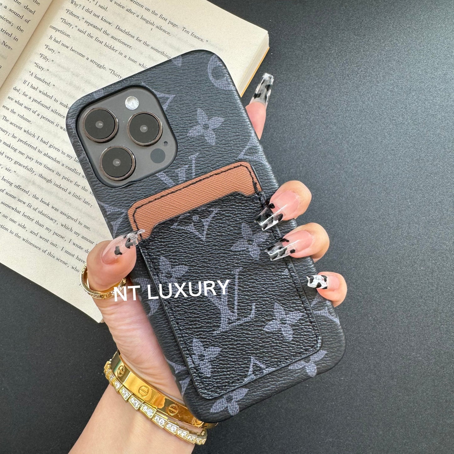 Vintage Floral Design with Purse Phone Case