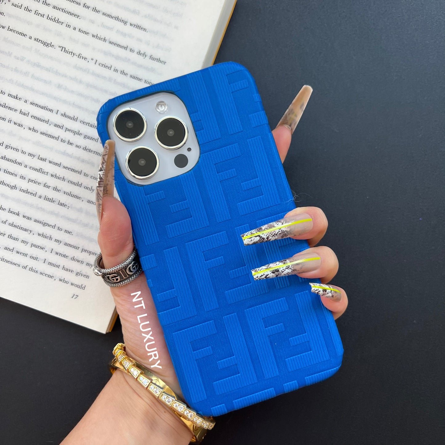 Coque Samsung Colorée et Amusante (Bleue)