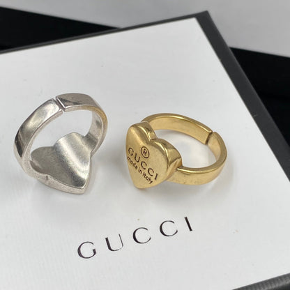 Bague Cœur Ouvert Vintage