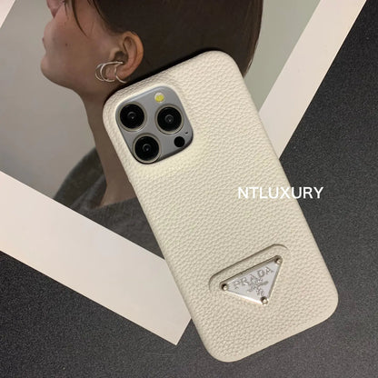 Funda para iPhone con estampado de lichi (12 colores)