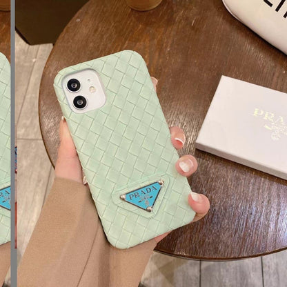 Funda de punto estampada para iPhone