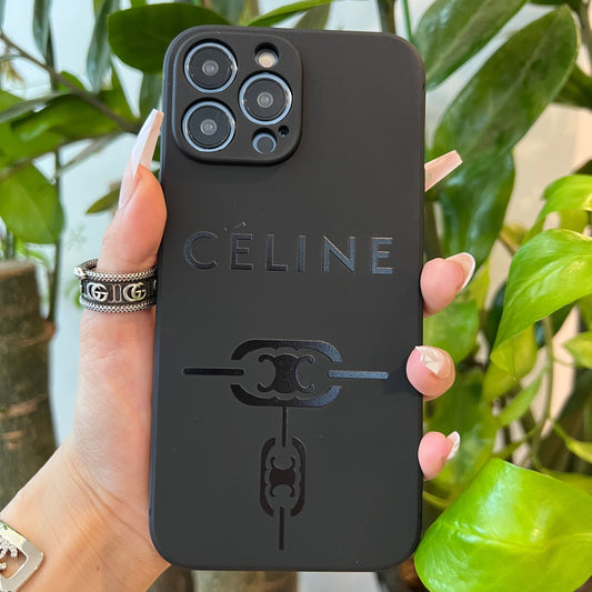 Black Trendy Phone Case ( Big CE )