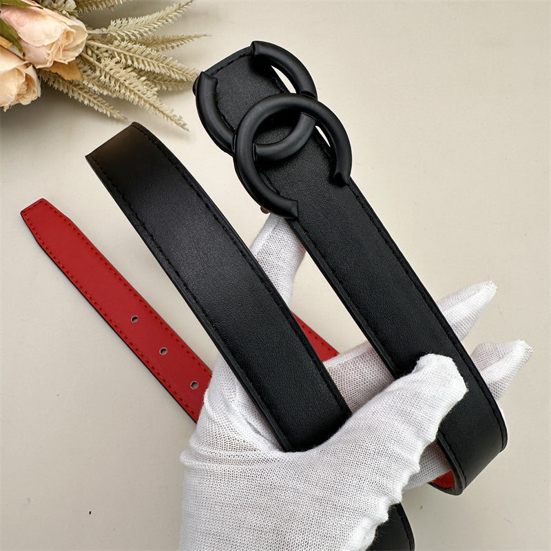 CC Women's Leather Belt (Black)