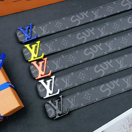 Fashion Colorful Black Love Belt