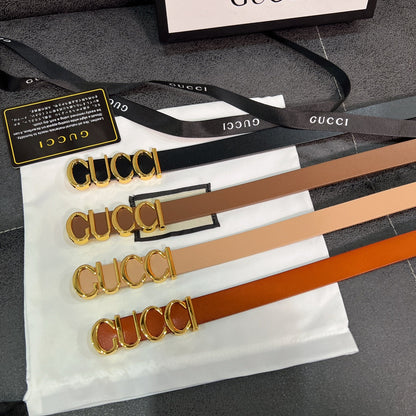 Ceinture étroite à boucle pour femme