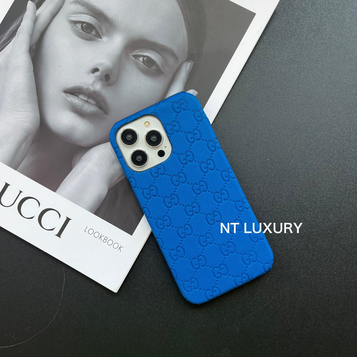 Bunte Handyhülle mit tollem Design (Blau)