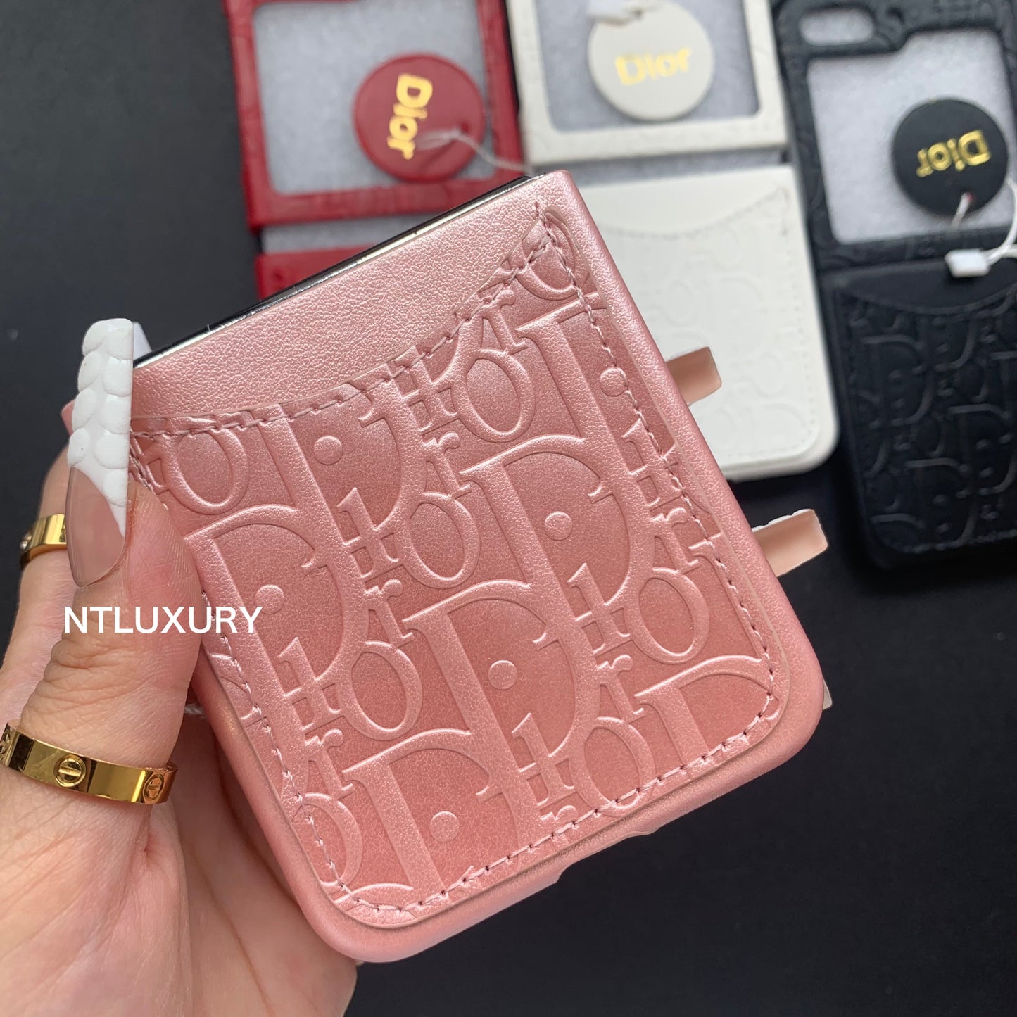 Press Dove Case For Z-Flip Series with Pocket