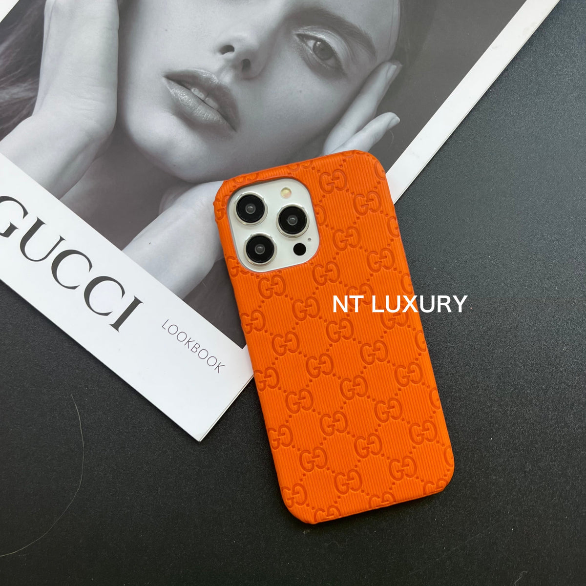 Bunte Handyhülle mit tollem Design (Orange)