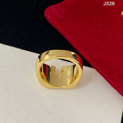 Anello con logo diamante