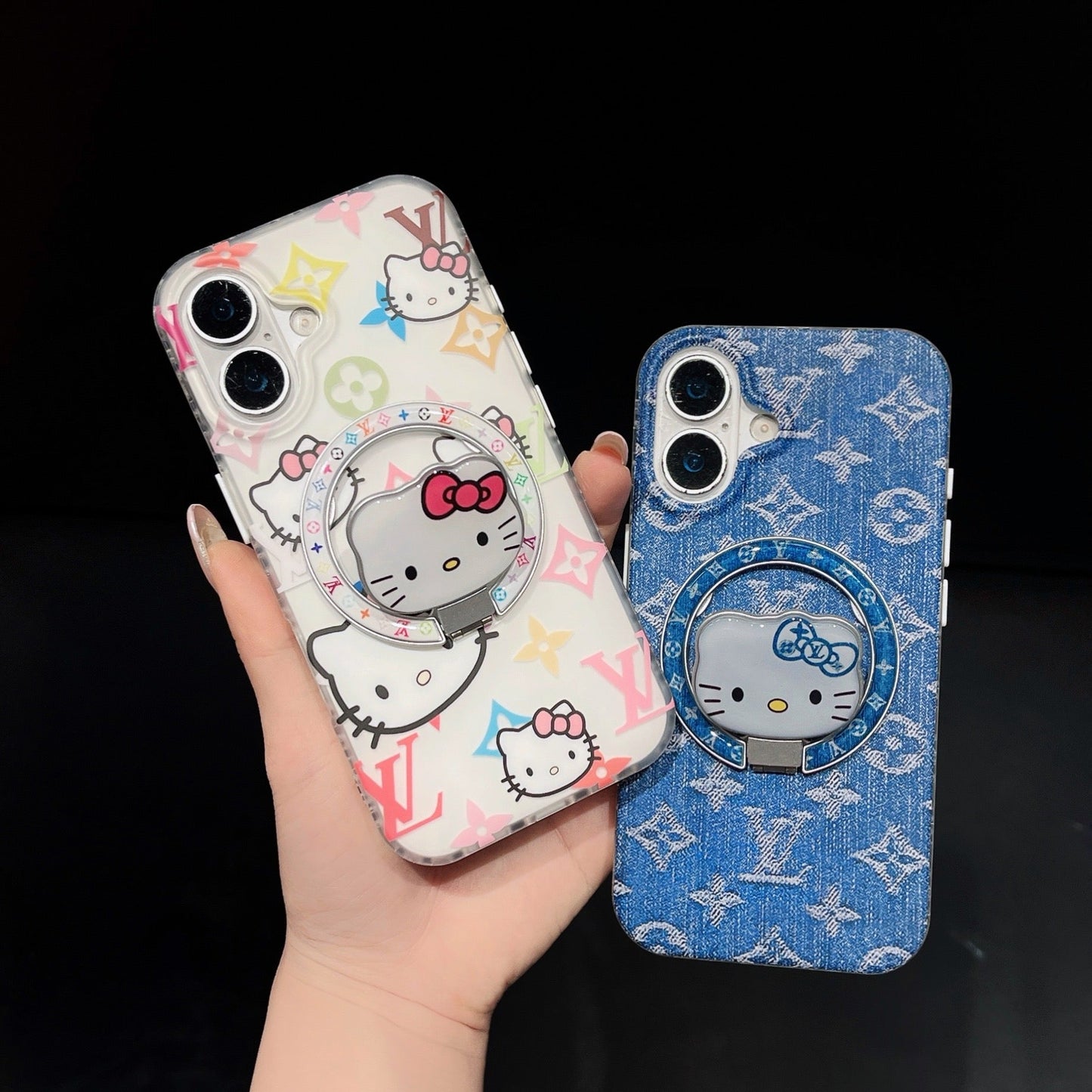 Cat Cowboy Love New MagSafe Design Phone Case with Magsafe Holder
