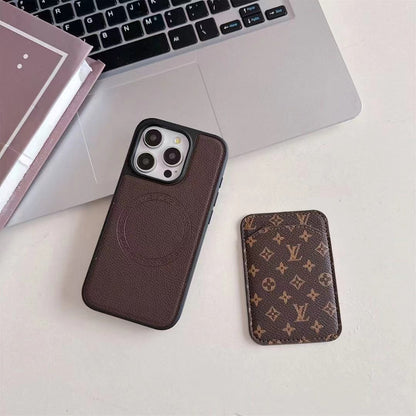 Funda para teléfono con diseño de bolsillo para tarjetas MagSafe (Pequeño amor)