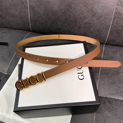 Ceinture étroite à boucle pour femme