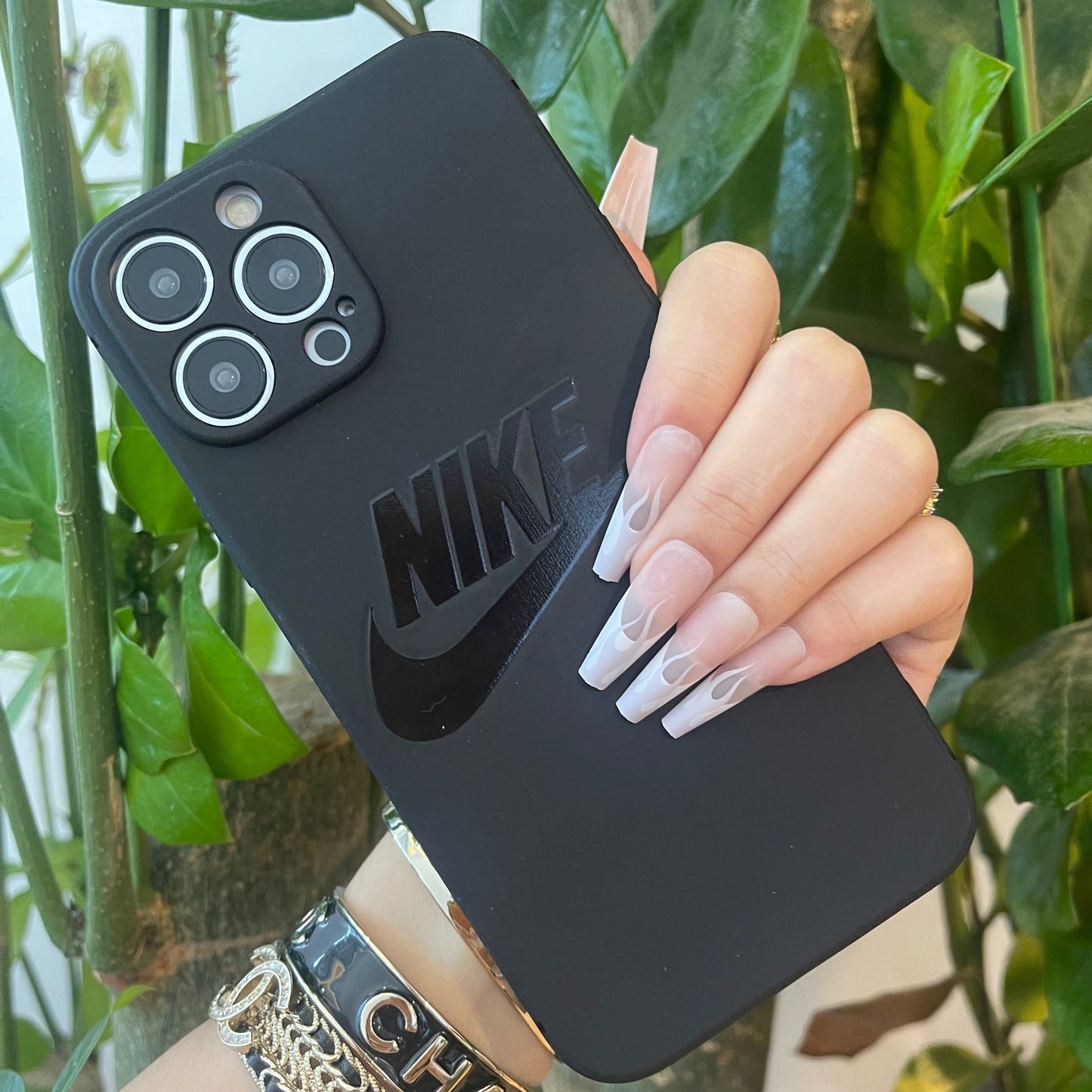 Black Trendy Phone Case (Nice)