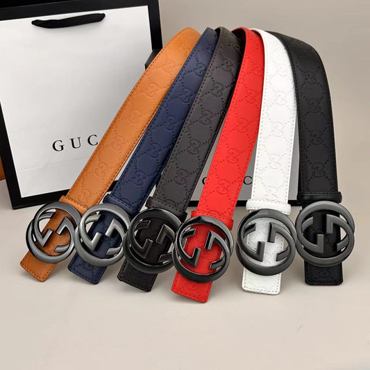 Classic Colored Good Belt (Metal gray Buckle)
