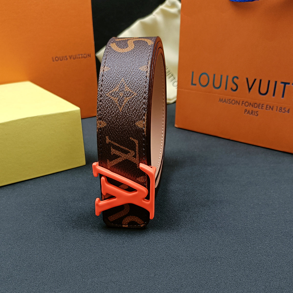Fashion Colorful Brown Love Belt