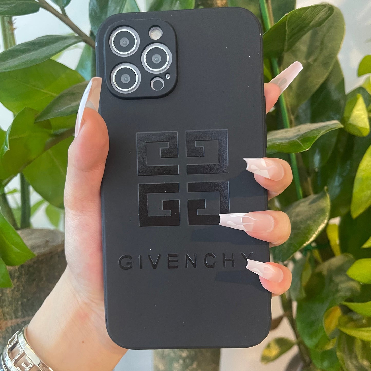 Black Trendy Phone Case ( GI)