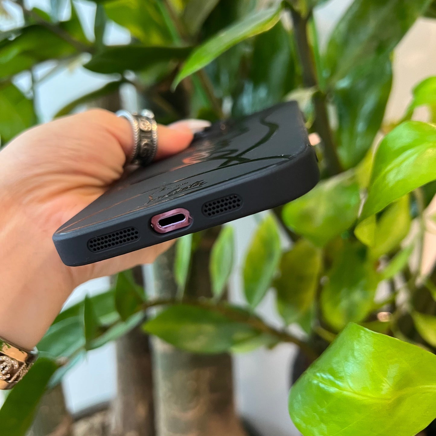 Black Trendy Phone Case ( LBT )