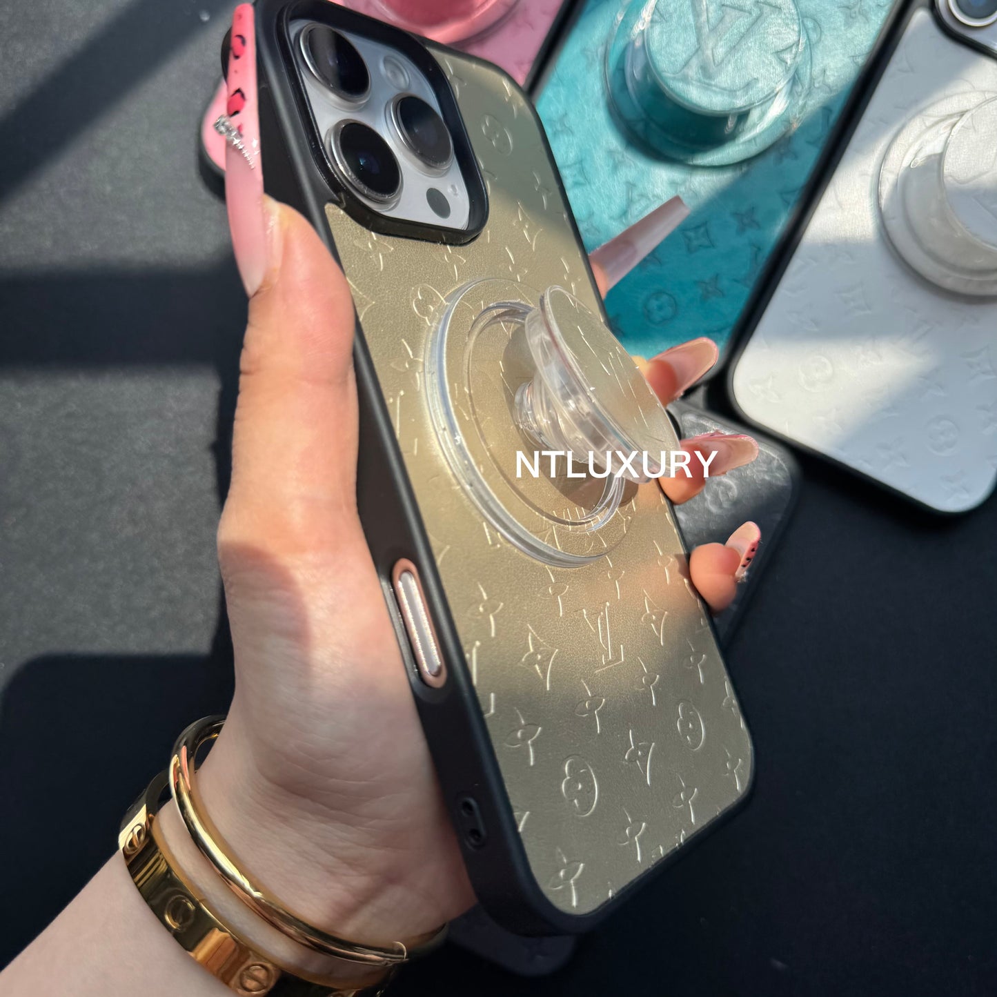 Unique Press Love iPhone Case with Magsafe Holder