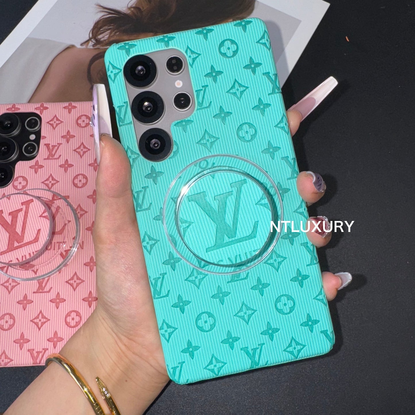 Candy Colorful Love Samsung Case with Magsafe Holder