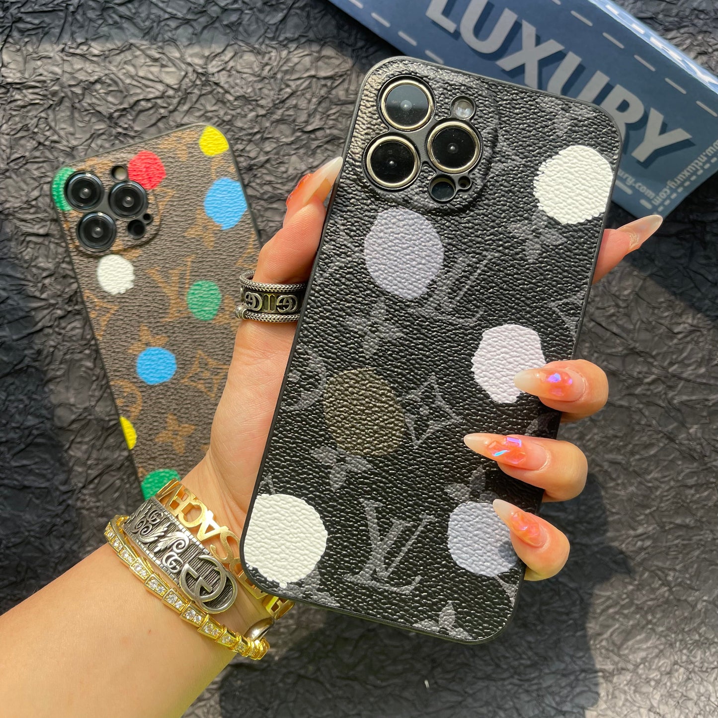 Yayoi Kusama Dots Love Phone Case For iPhone