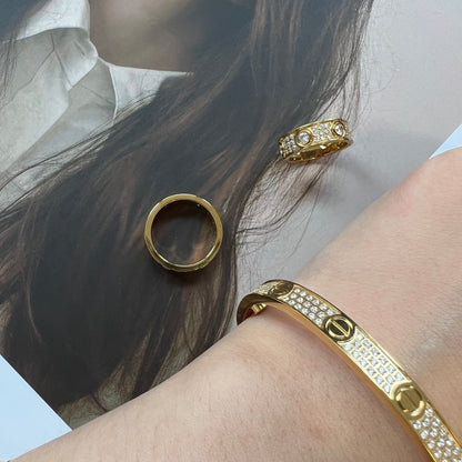 Anello dell'amore in oro e diamanti