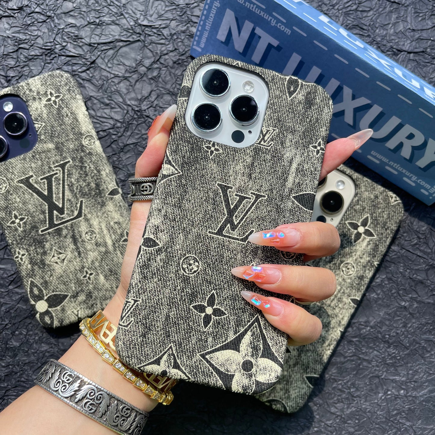 Black Cowboy Love Phone Case For iPhone