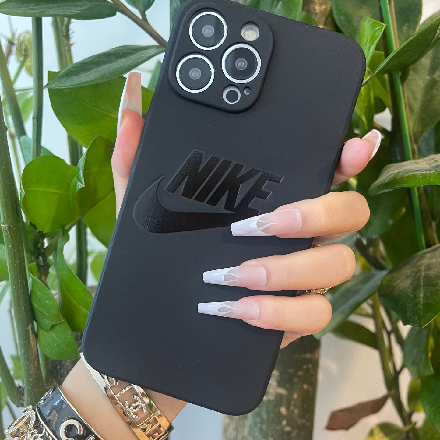Black Trendy Phone Case (Nice)