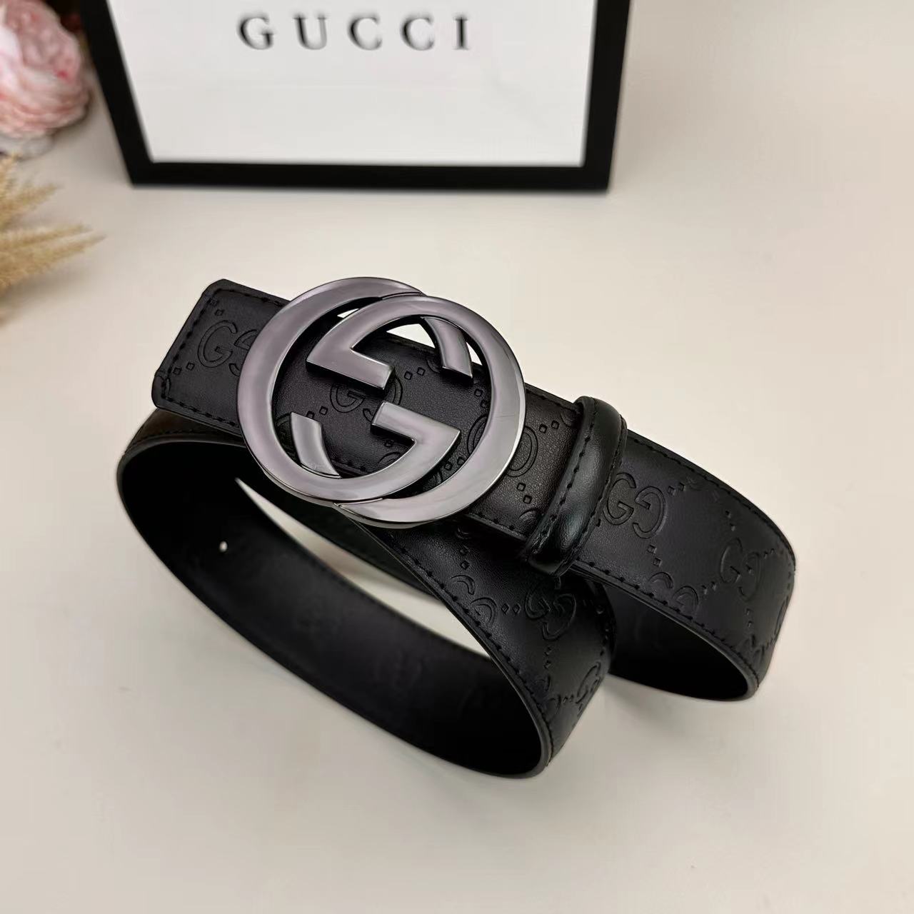 Classic Colored Good Belt (Metal gray Buckle)