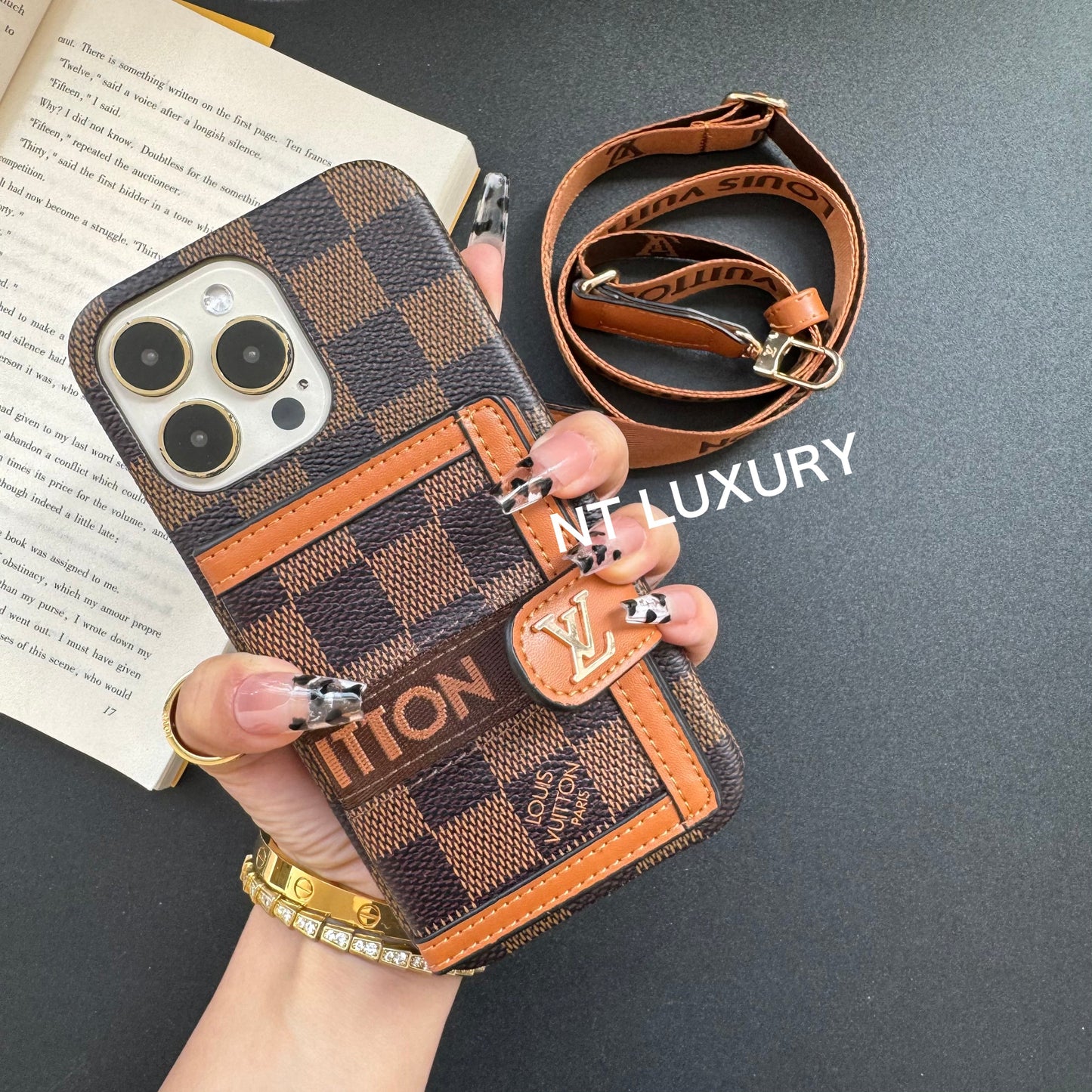 Traditional Cute Purse With Rope For Samsung (3 Pieces)
