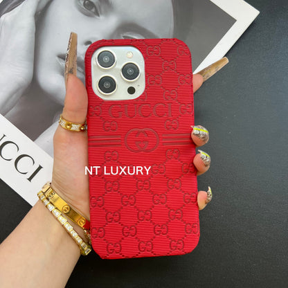 Funda de teléfono colorida de buen diseño (roja)