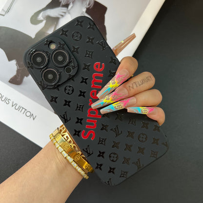 Black Trendy Phone Case ( Big Love)