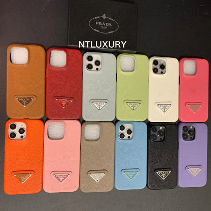 Funda para iPhone con estampado de lichi (12 colores)