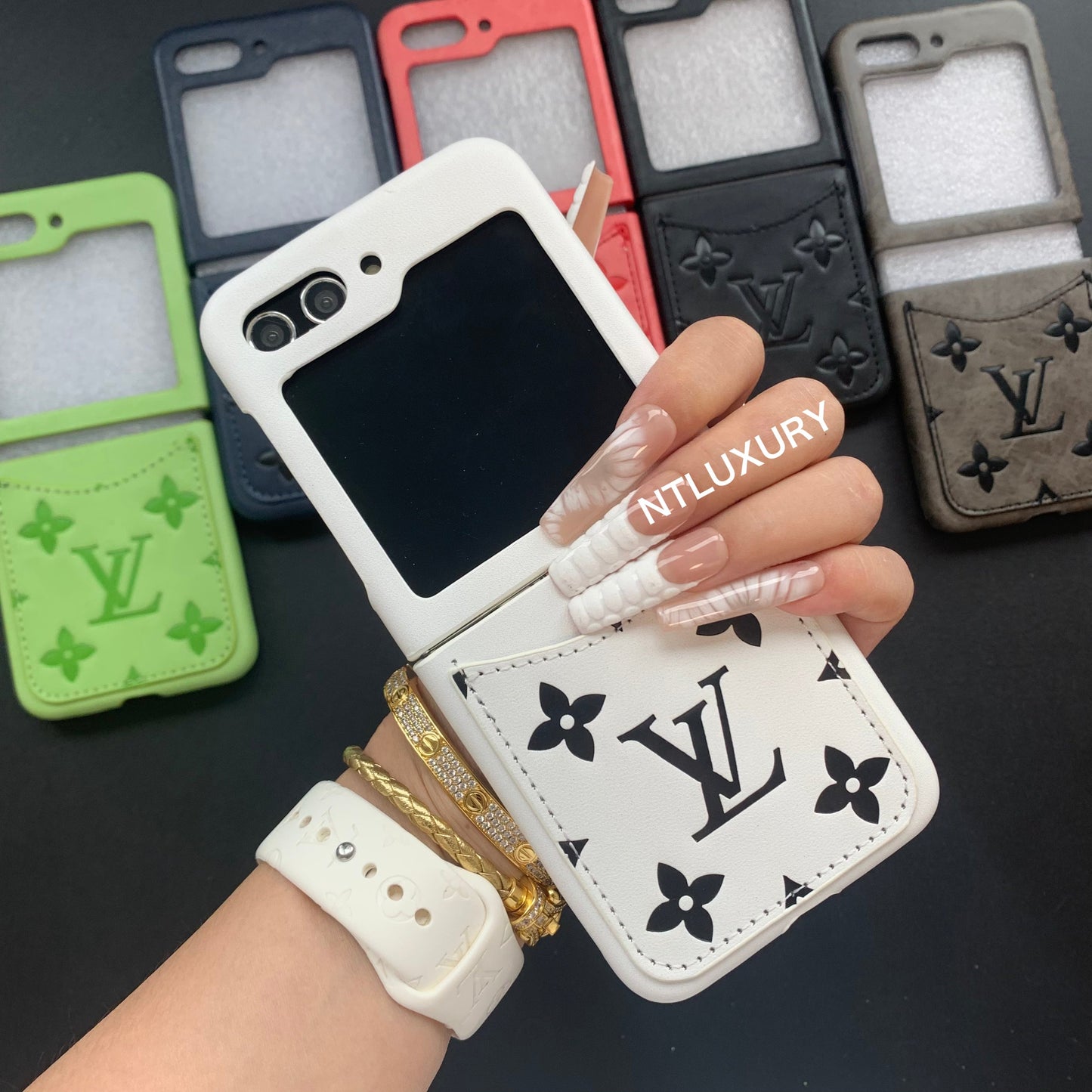 Press Love Samsung Case For Z-Flip Series with Pocket