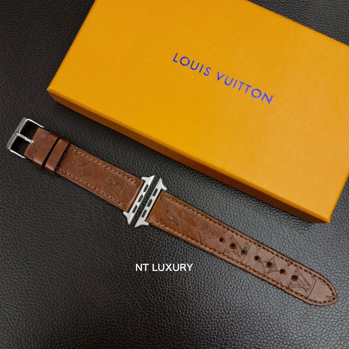 Faux Leather Fancy Watchband For iWatch