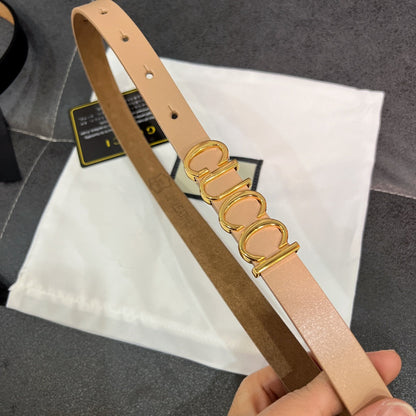Ceinture étroite à boucle pour femme