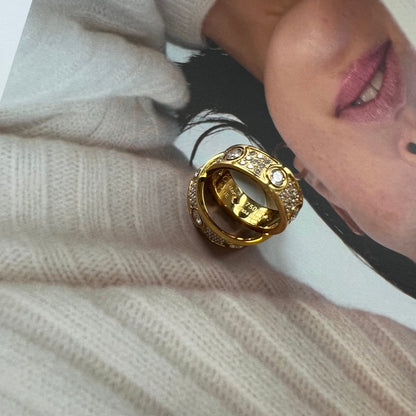 Anello dell'amore in oro e diamanti