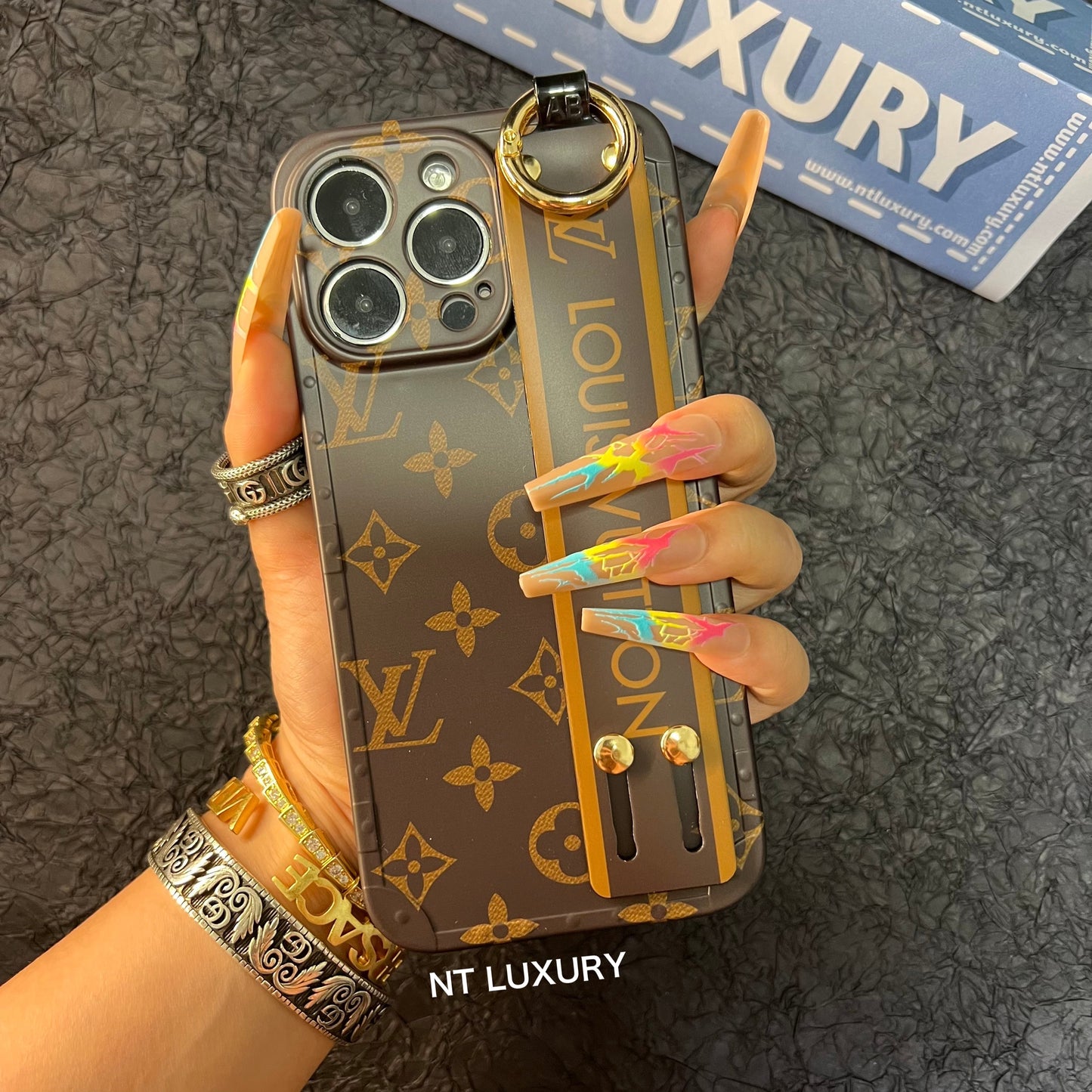 Fancy Love Phone Case with Waistband