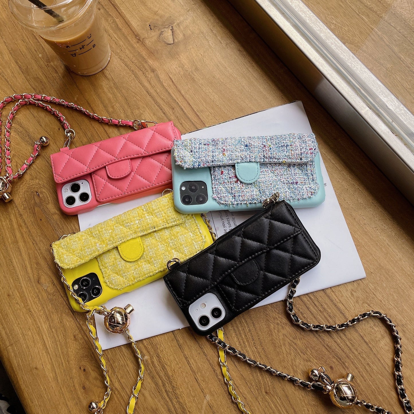 Trendy Leather card iPhone Case