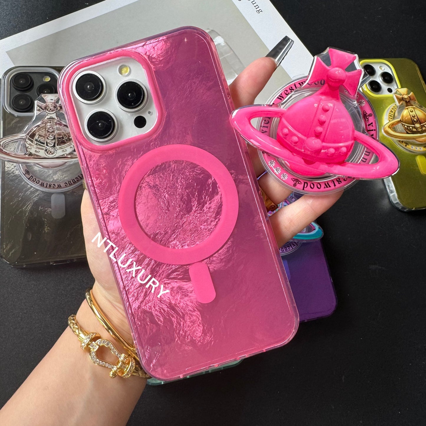 Fancy West Woo iPhone Case with MagSafe Holder