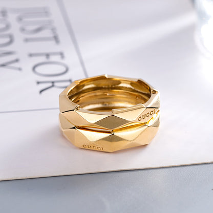 Anillo de espejo de moda