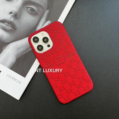 Funda de teléfono colorida de buen diseño (roja)