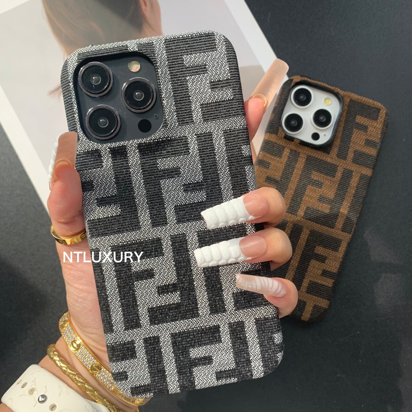 Fancy Floral Design iPhone Case