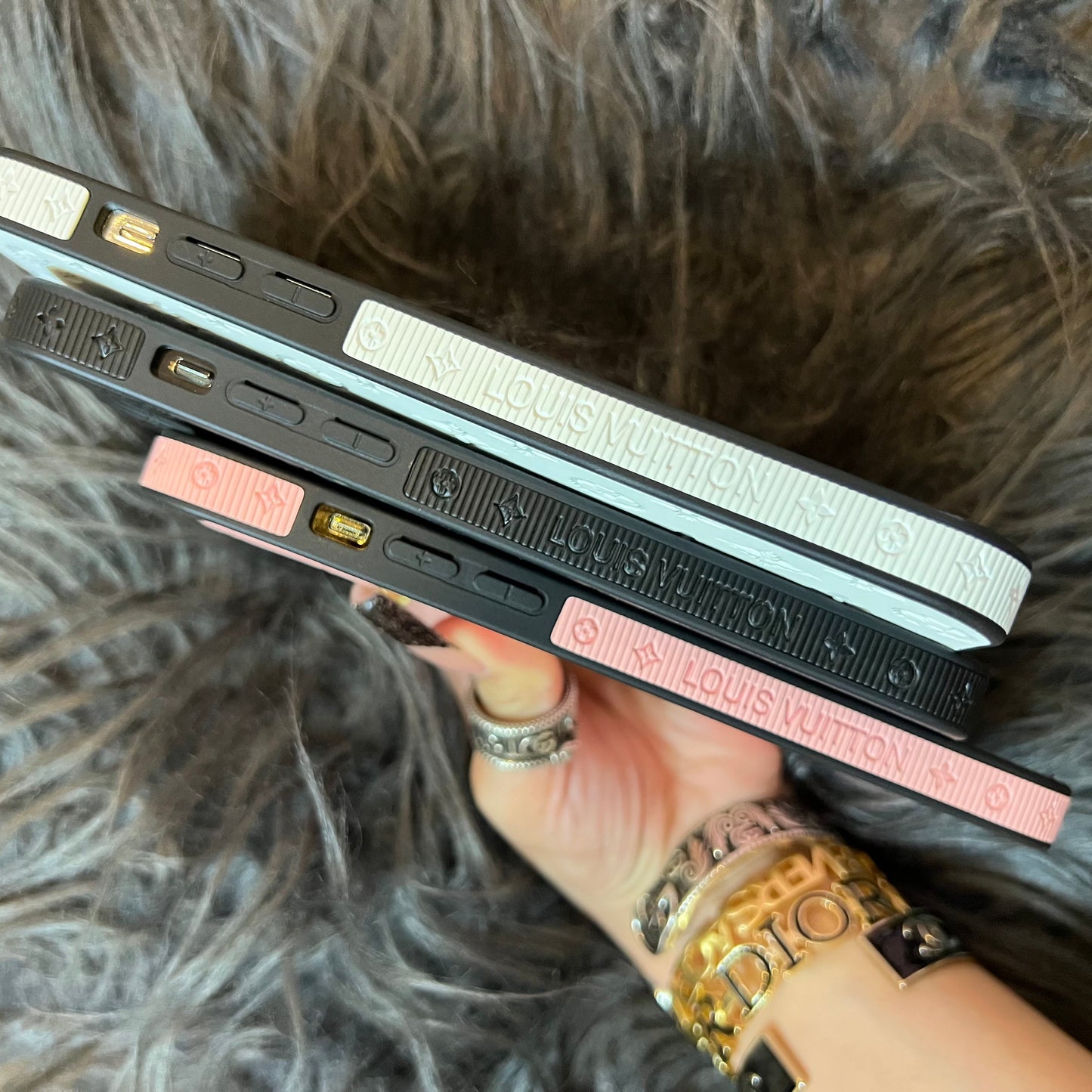 Colorful Love Phone Case With Camera Protection