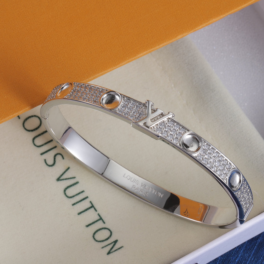 Glitter Love Rhinestone Bracelet