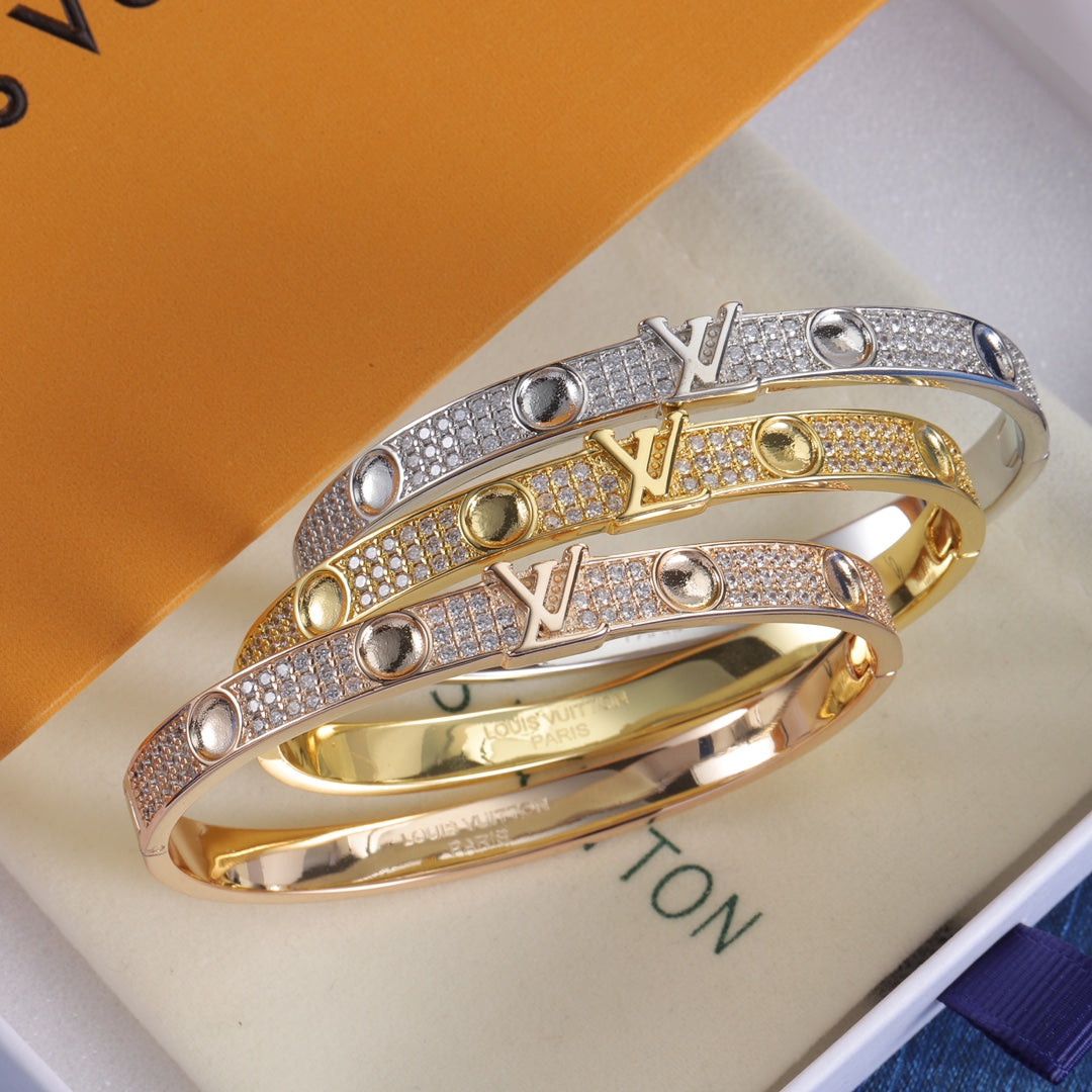Glitter Love Rhinestone Bracelet