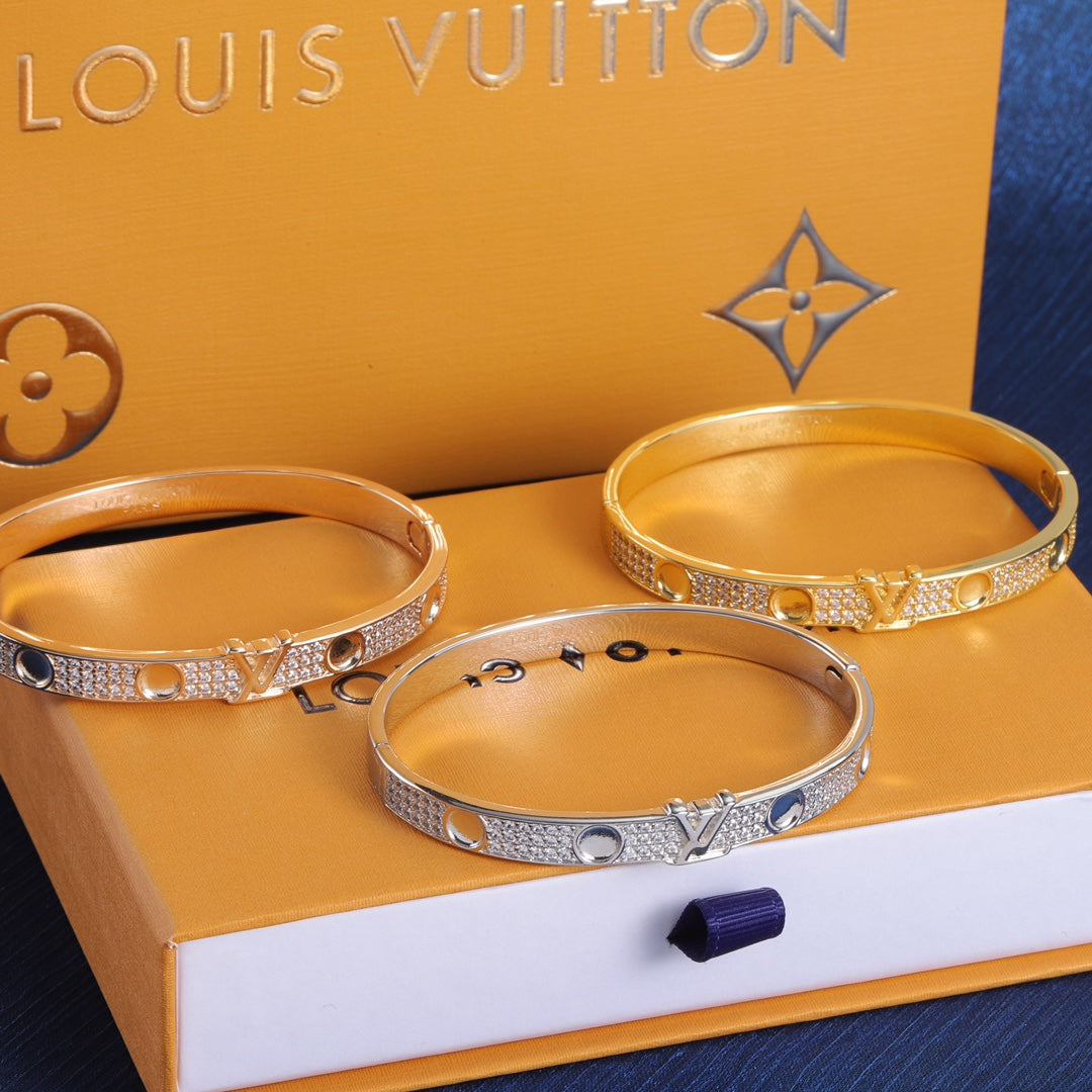 Glitter Love Rhinestone Bracelet