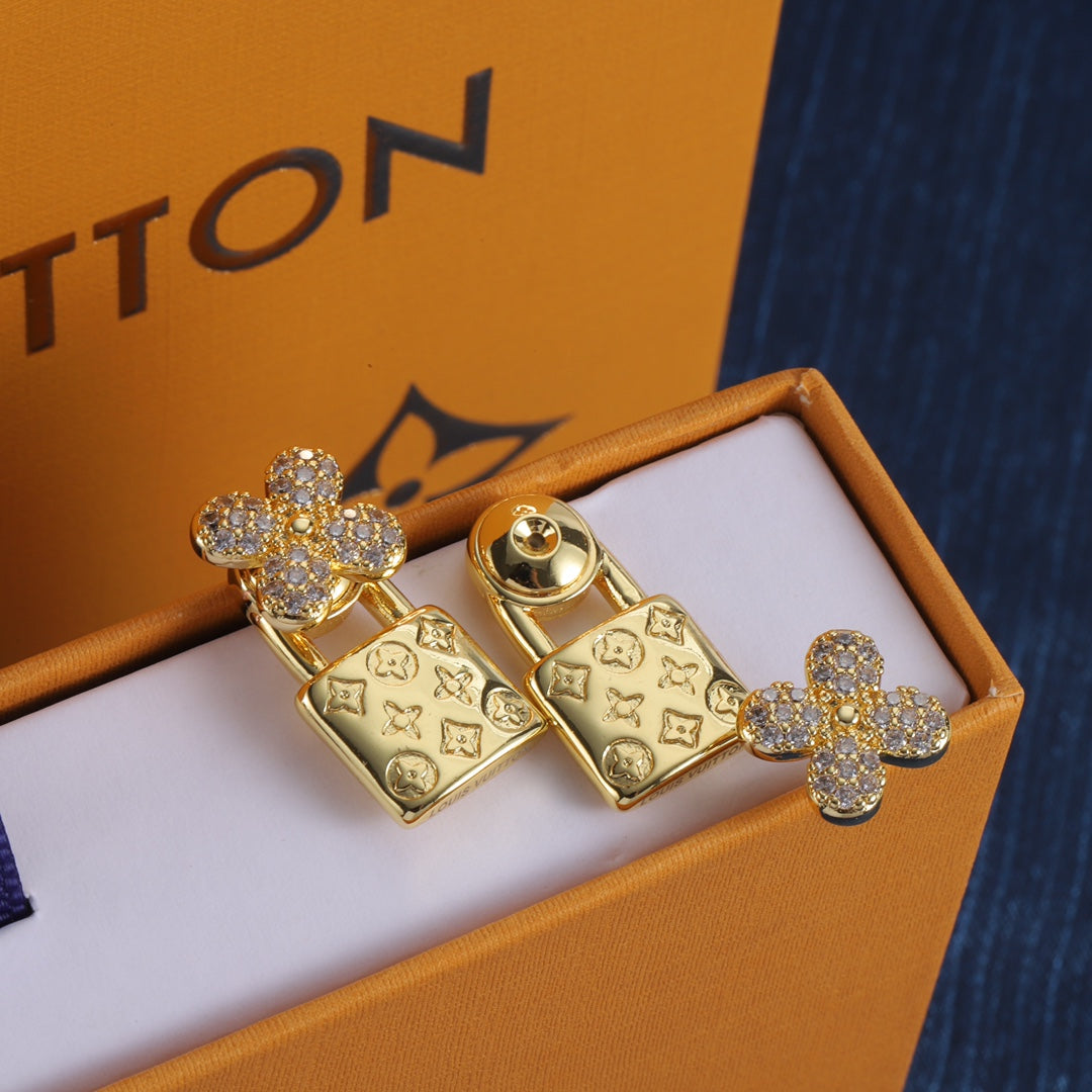 Vintage Love Lock Earrings