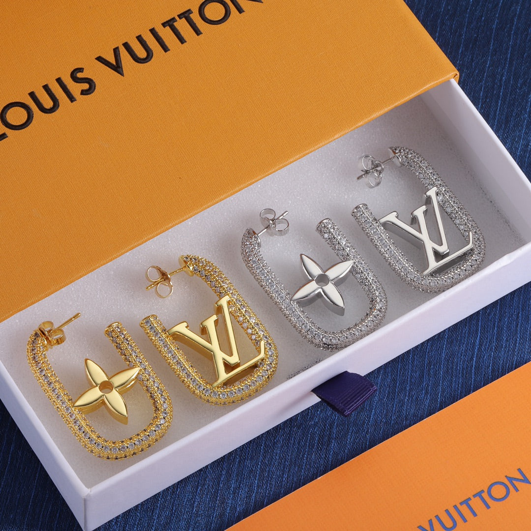 Love White Diamond Earring