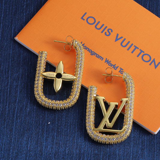 Love White Diamond Earring